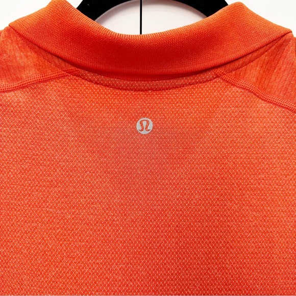 LULULEMON | Orange Polo Shirt Size XL - Picture 4 of 6